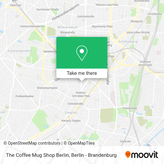 The Coffee Mug Shop Berlin map