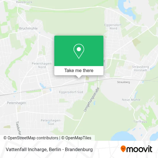 Vattenfall Incharge map