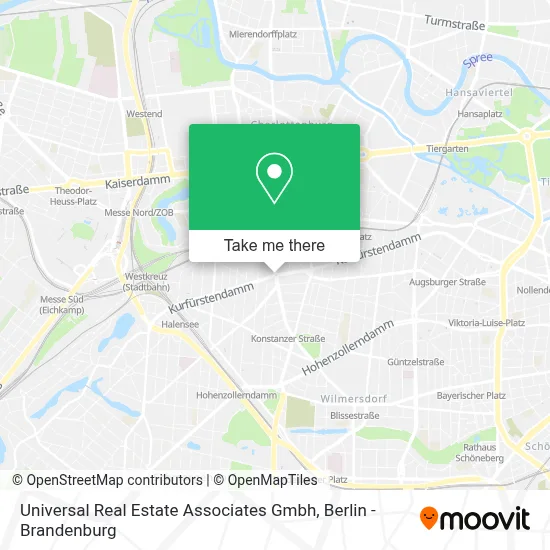 Universal Real Estate Associates Gmbh map