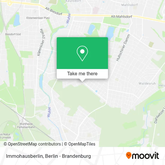 Immohausberlin map
