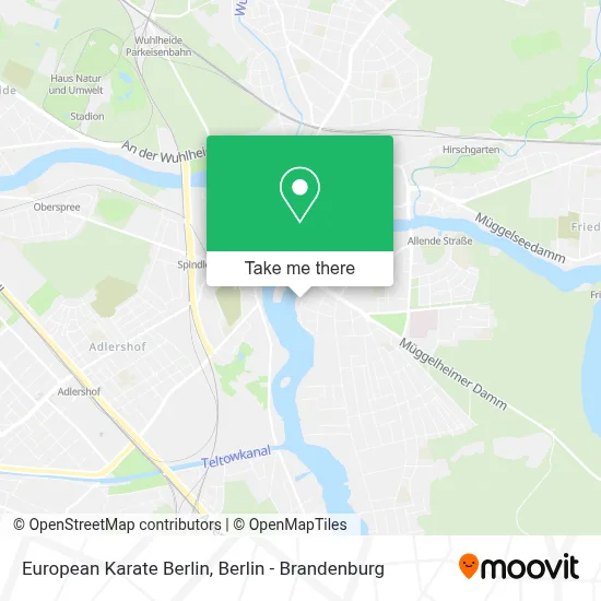 European Karate Berlin map