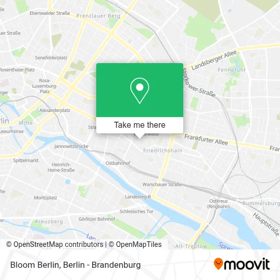 Bloom Berlin map