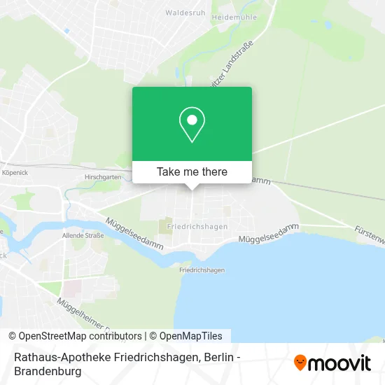 Rathaus-Apotheke Friedrichshagen map