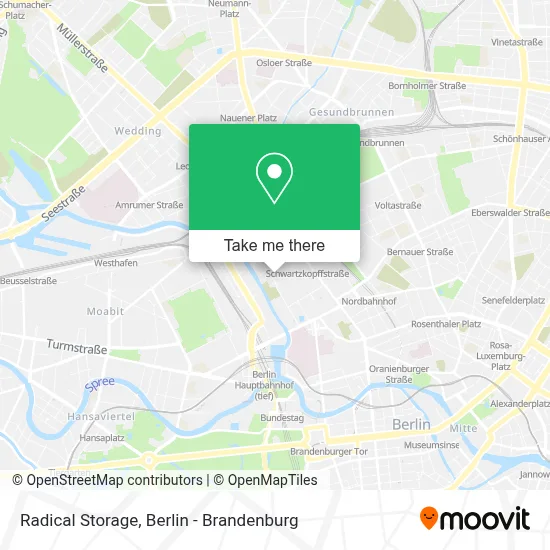 Radical Storage map