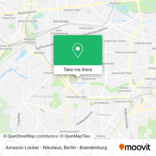 Amazon Locker - Nikolaus map