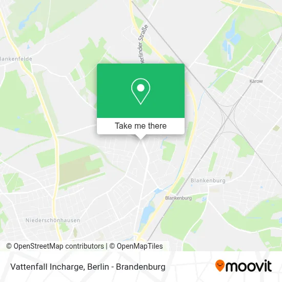 Vattenfall Incharge map