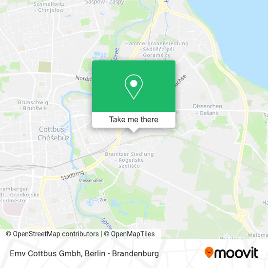 Emv Cottbus Gmbh map