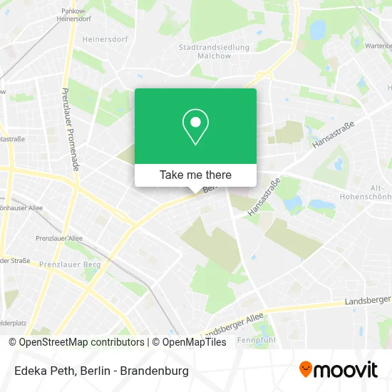 Edeka Peth map