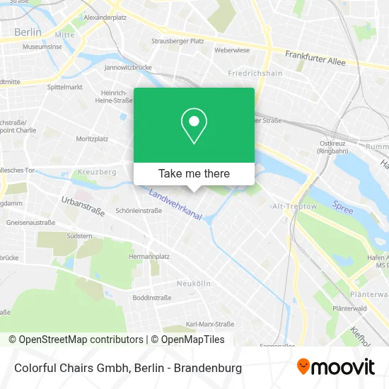 Colorful Chairs Gmbh map