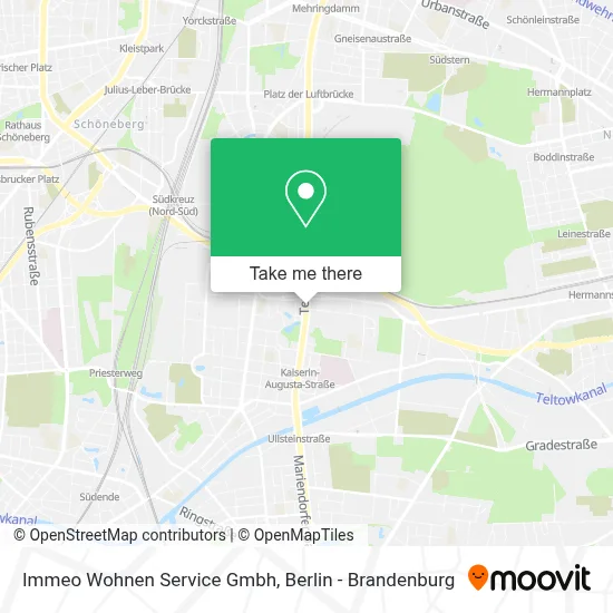 Immeo Wohnen Service Gmbh map