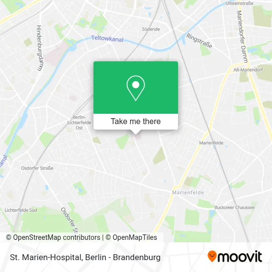 St. Marien-Hospital map