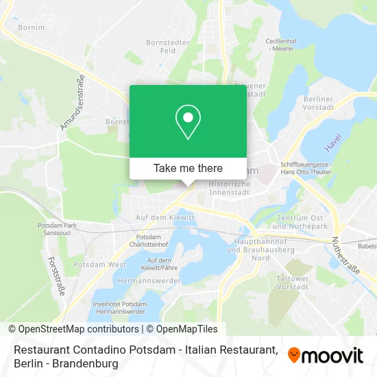 Restaurant Contadino Potsdam - Italian Restaurant map