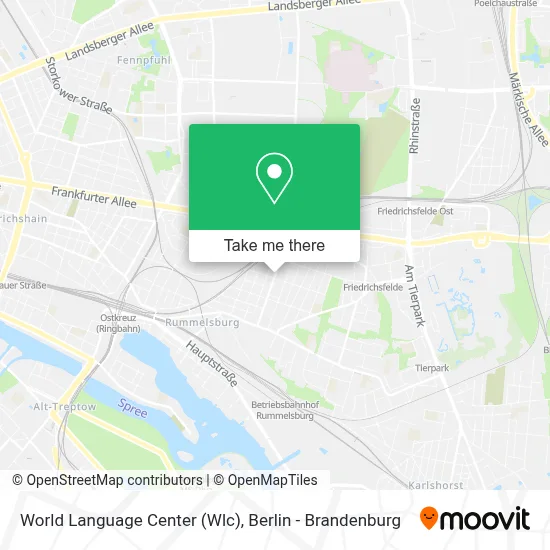 World Language Center (Wlc) map