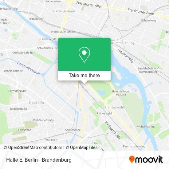 Halle E map