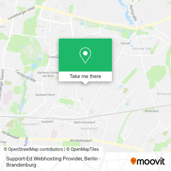Support-Ed Webhosting Provider map