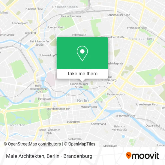 Male Architekten map