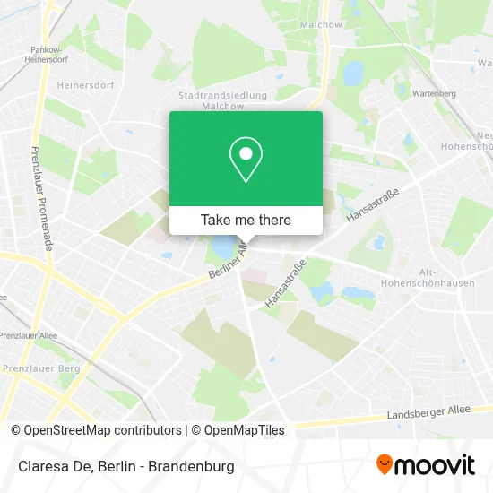Claresa De map