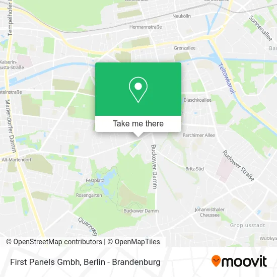 First Panels Gmbh map