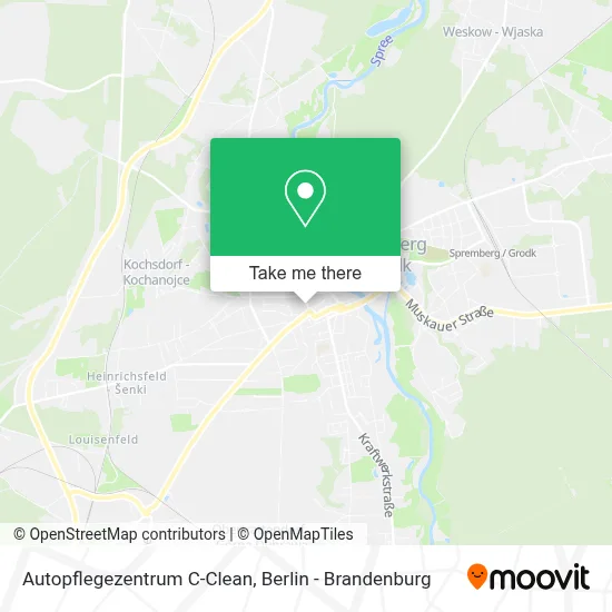 Autopflegezentrum C-Clean map