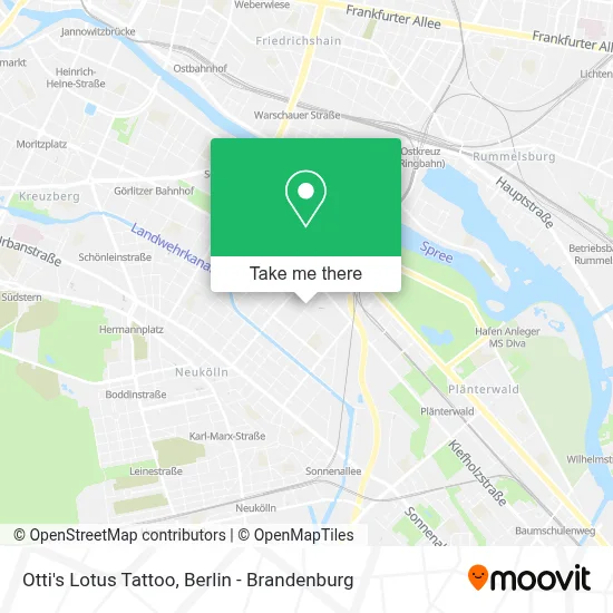 Otti's Lotus Tattoo map