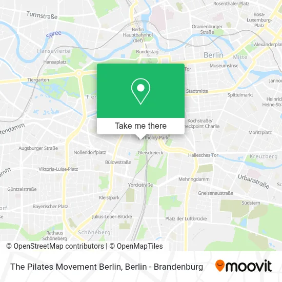 The Pilates Movement Berlin map