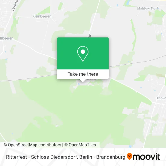 Ritterfest - Schloss Diedersdorf map