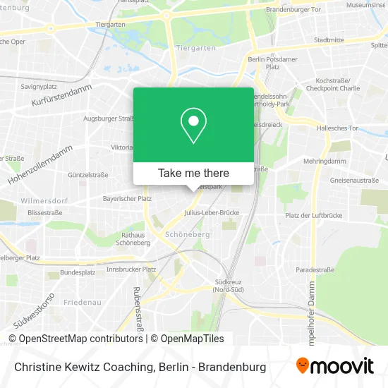 Christine Kewitz Coaching map