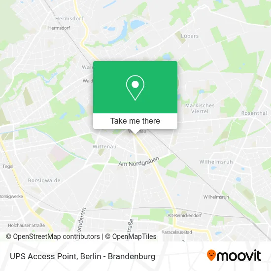 Ups Access Point map