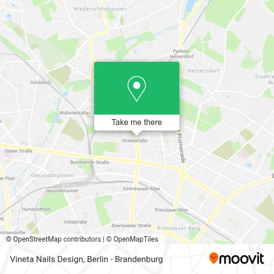 Vineta Nails Design map