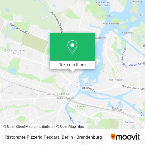 Ristorante Pizzeria Pescara map
