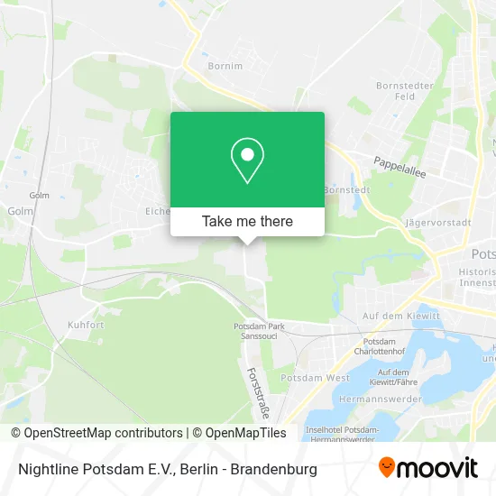 Nightline Potsdam E.V. map