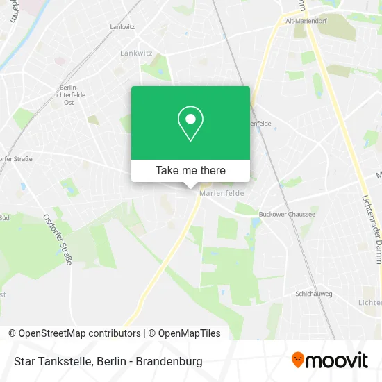 Star Tankstelle map