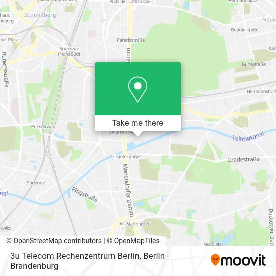 3u Telecom Rechenzentrum Berlin map