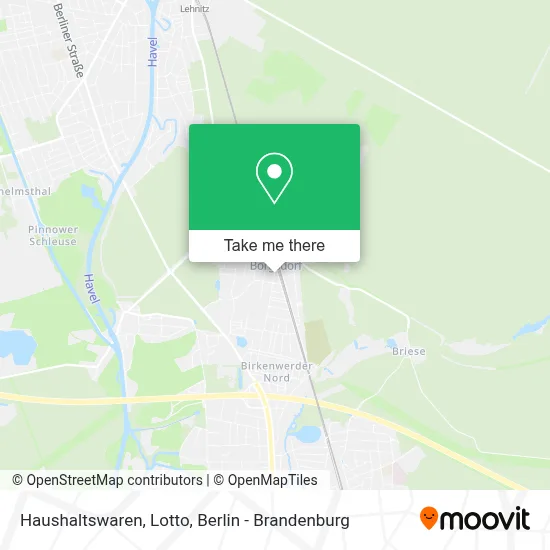 Haushaltswaren, Lotto map