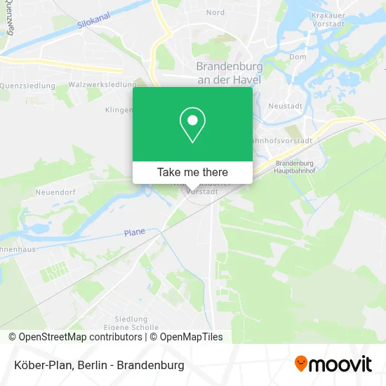 Köber-Plan map