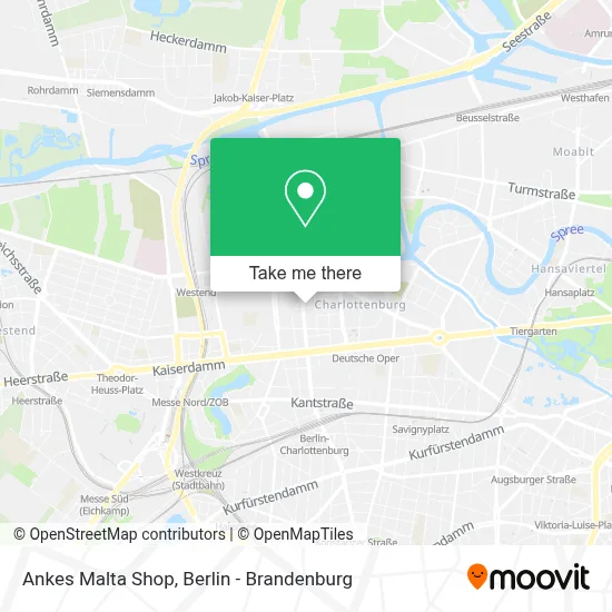 Ankes Malta Shop map