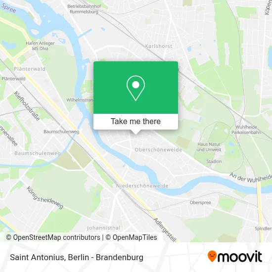 Sankt Antonius map