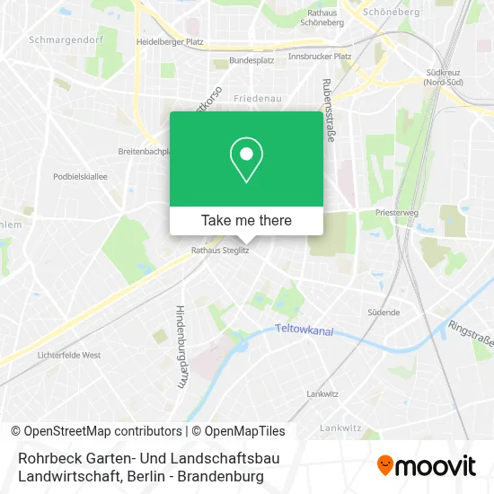 Rohrbeck Garten- Und Landschaftsbau Landwirtschaft map