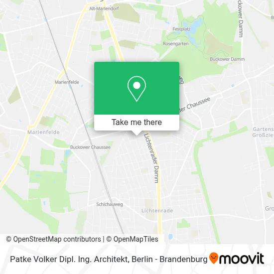 Patke Volker Dipl. Ing. Architekt map