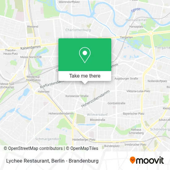 Restaurant Lychee map