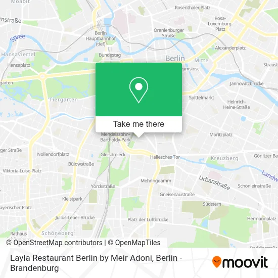 Layla Restaurant Berlin by Meir Adoni map