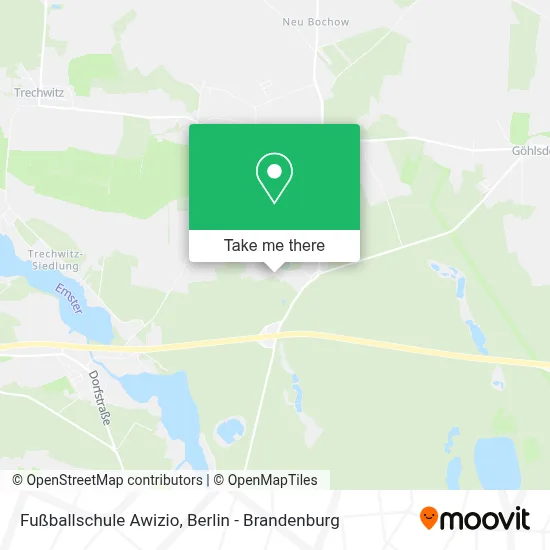 Fußballschule Awizio map