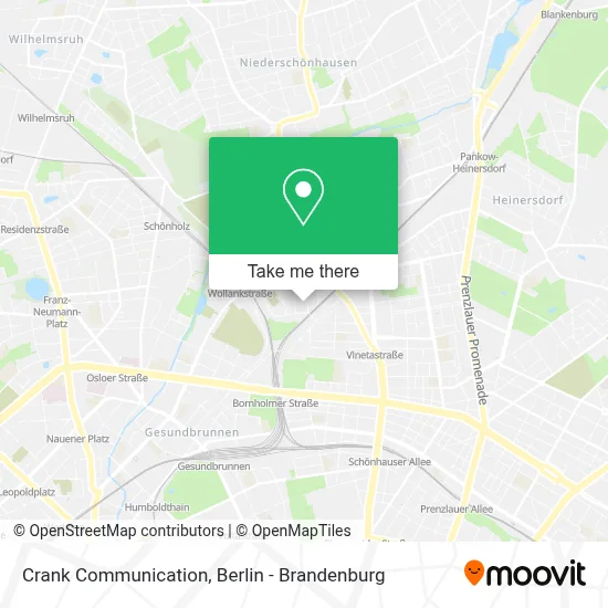 Crank Communication map