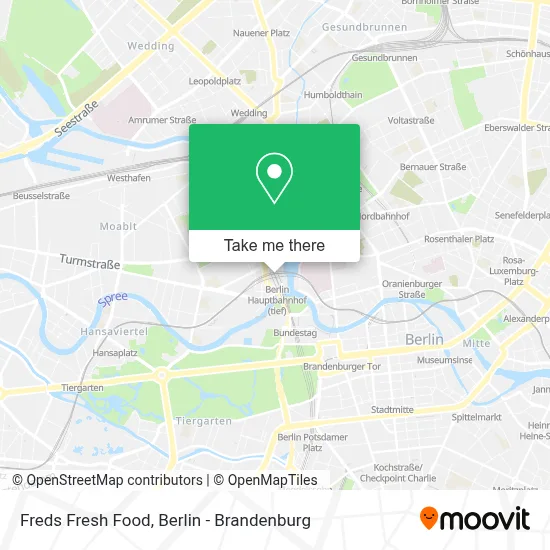 Freds Fresh Food map