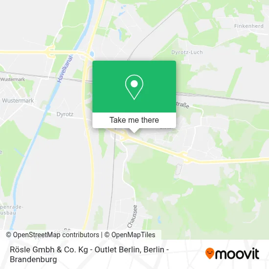 Rösle Gmbh & Co. Kg - Outlet Berlin map
