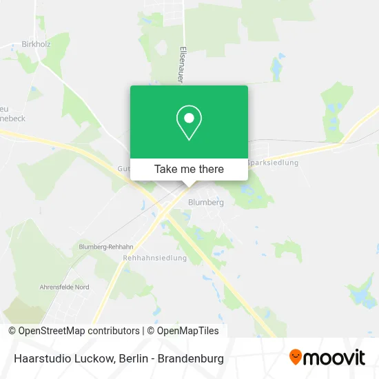Haarstudio Luckow map