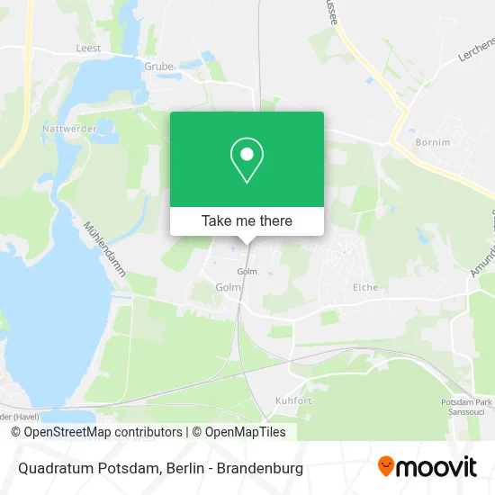 Quadratum Potsdam map