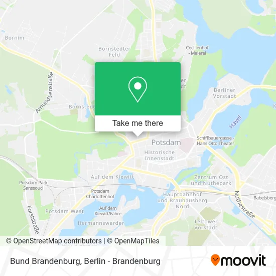 Bund Brandenburg map