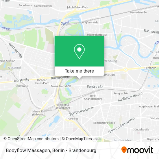 Bodyflow Massagen map