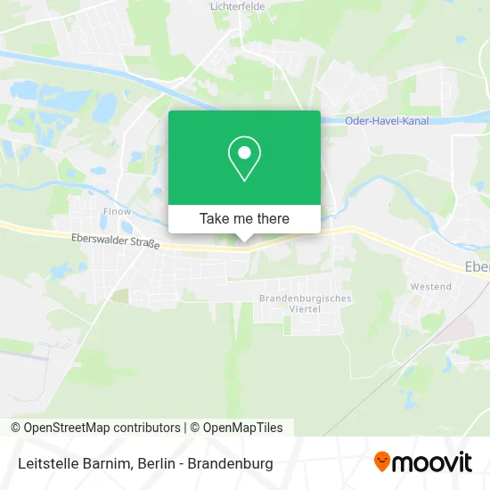 Leitstelle Barnim map